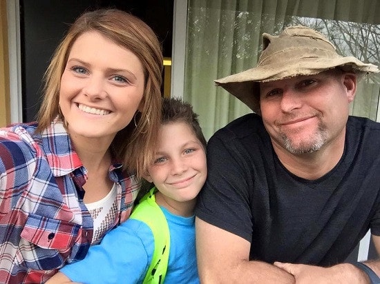 Montana Jordan With Her Father and Mother