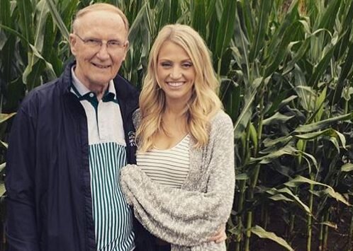 Carley Noelle Shimkus With Her Father