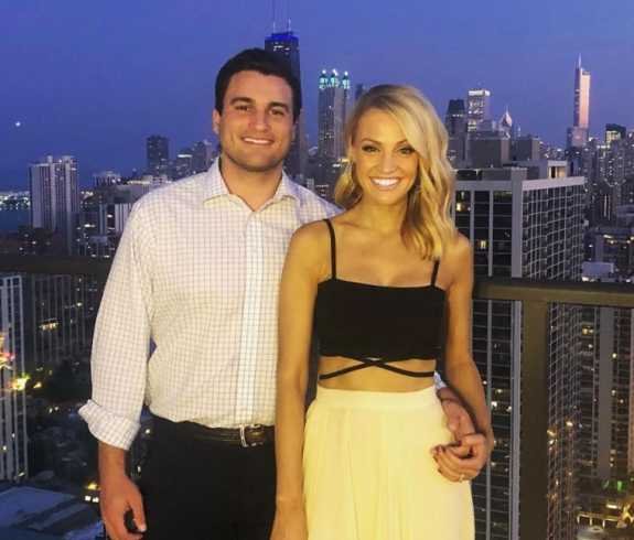 Carley Noelle Shimkus With Her Husband