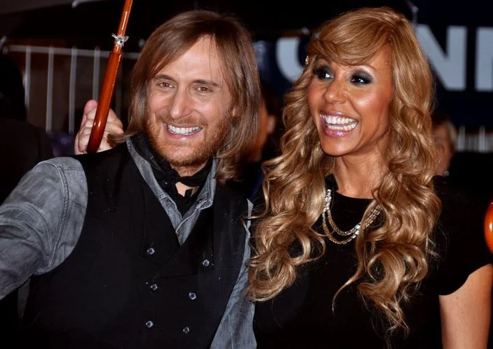 David Guetta with ex-wife Cathy Lobé at event during their marriage