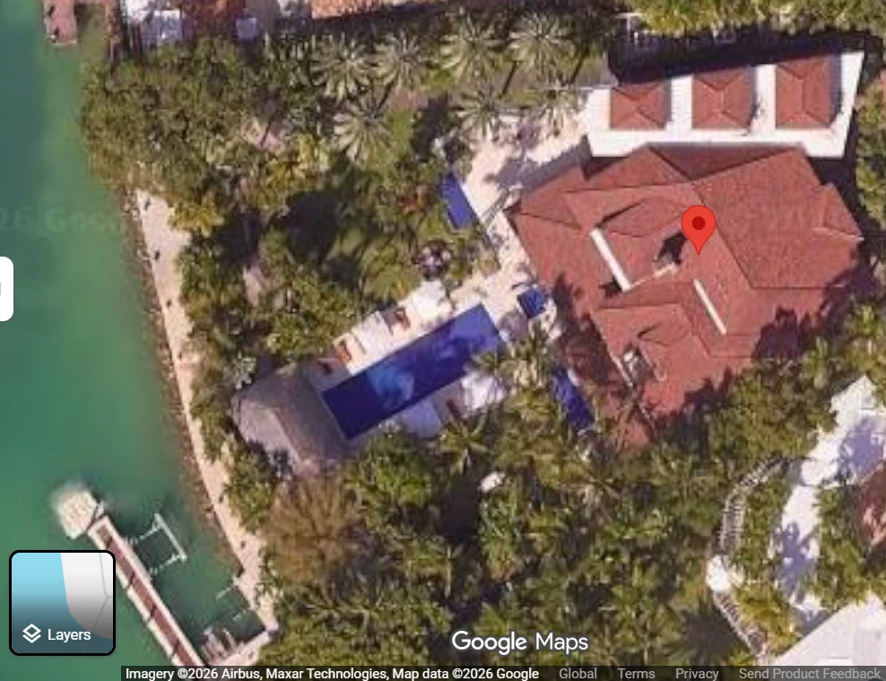 Google Map Screenshot of 2 Star Island Drive